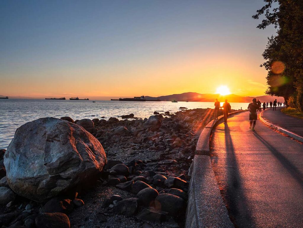 Stanley Park sea wall.